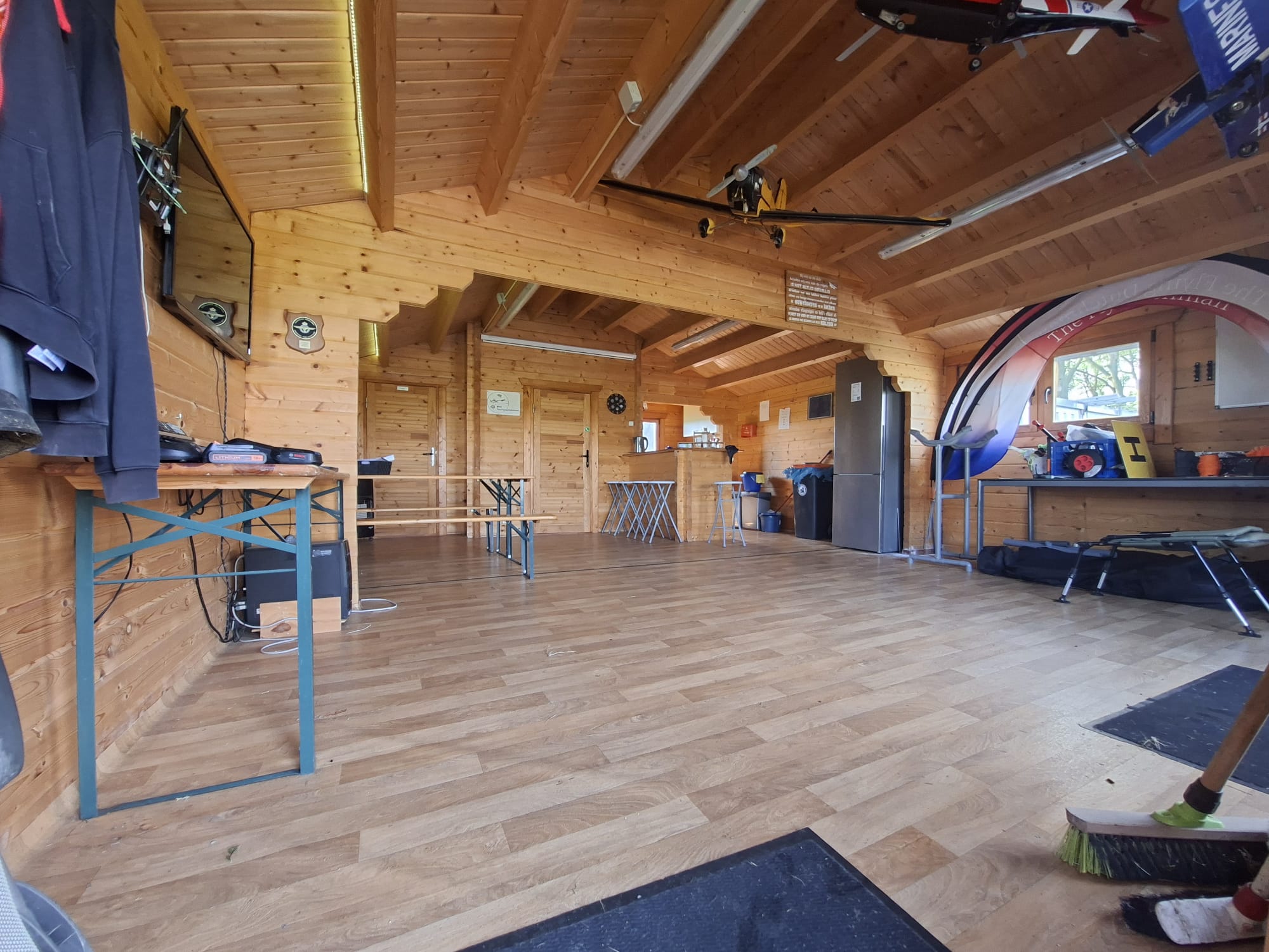 Interieur van het clubhuis
